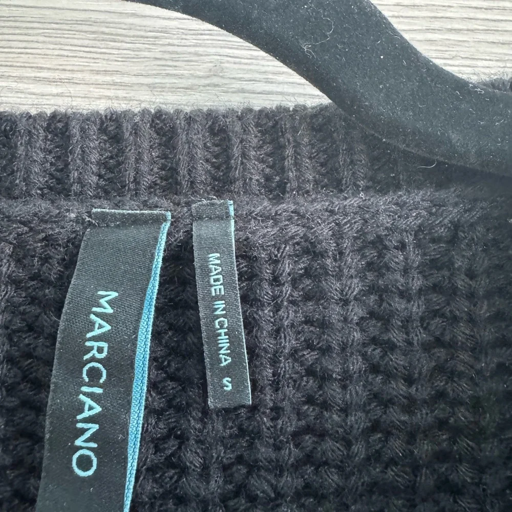 Michael Kors Faux Fur Rib Knit Sweater - Picture 6 of 7